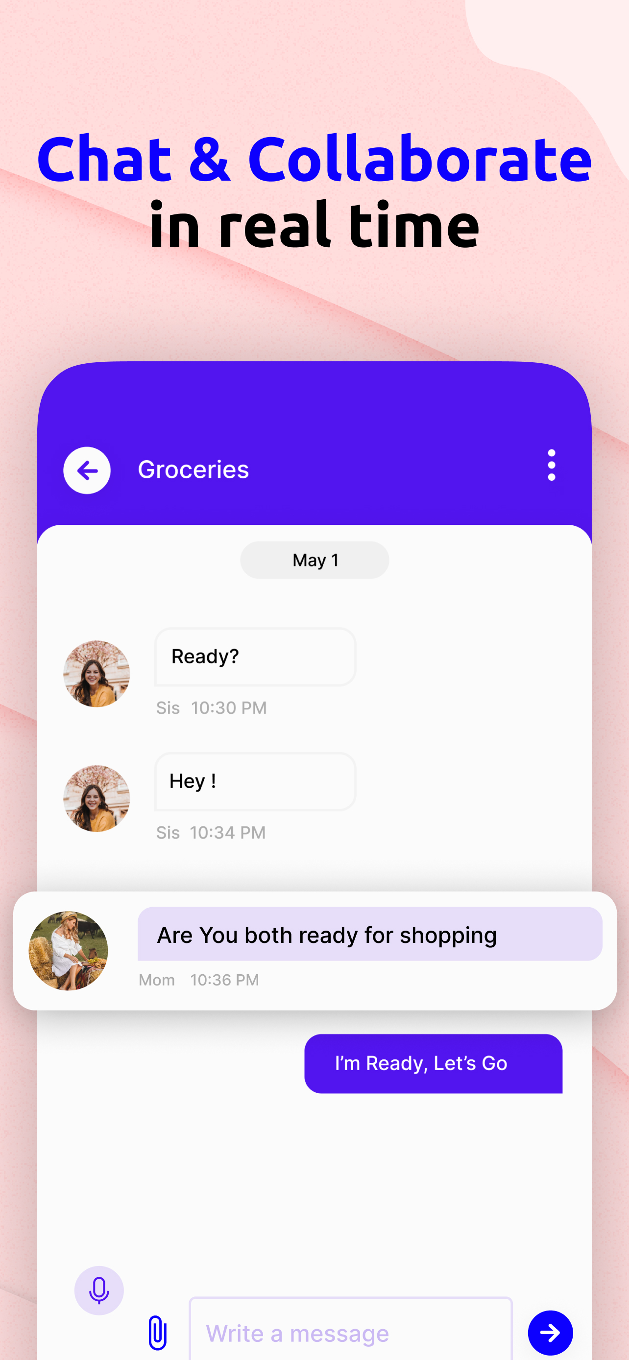 List Buddy working offline in a grocery store